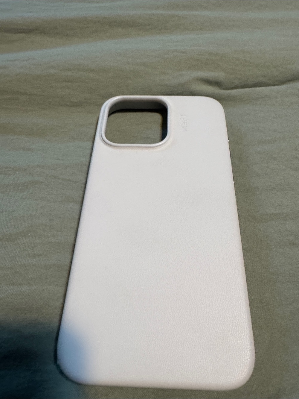 White Leather-Look Phone Case for Cell Phones